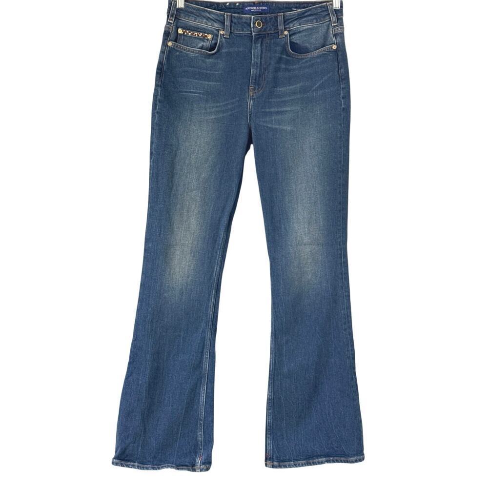 Scotch & Soda Women’s 31/32 Flare Jeans Organic Cotton Stretch *EUC